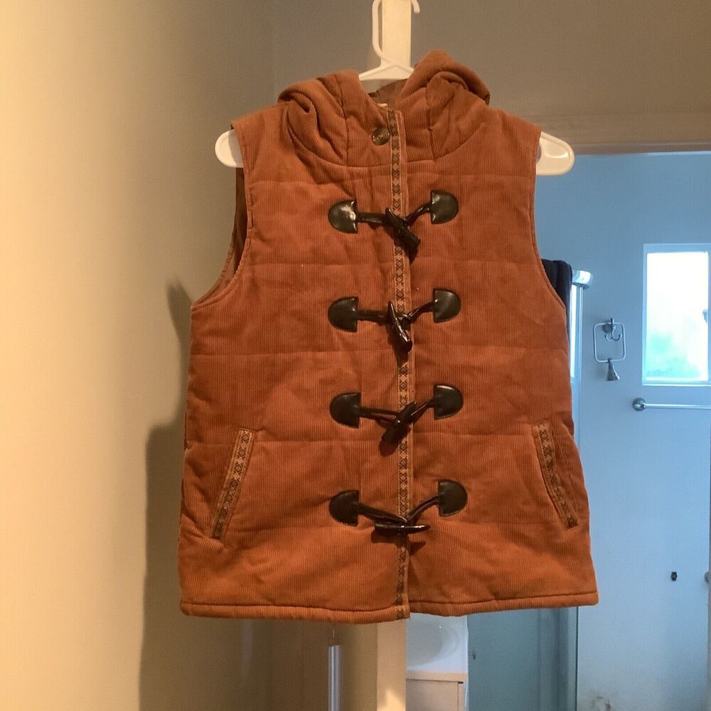 Suffuse size medium m corduroy puffer vest